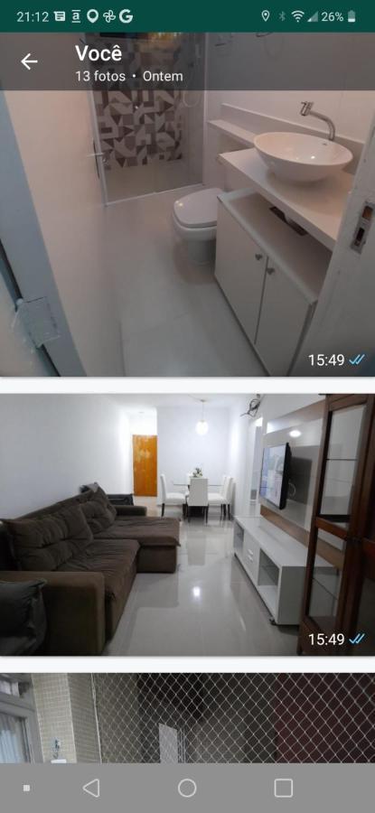 Apartamento Pe Na Areia Guarujá Esterno foto