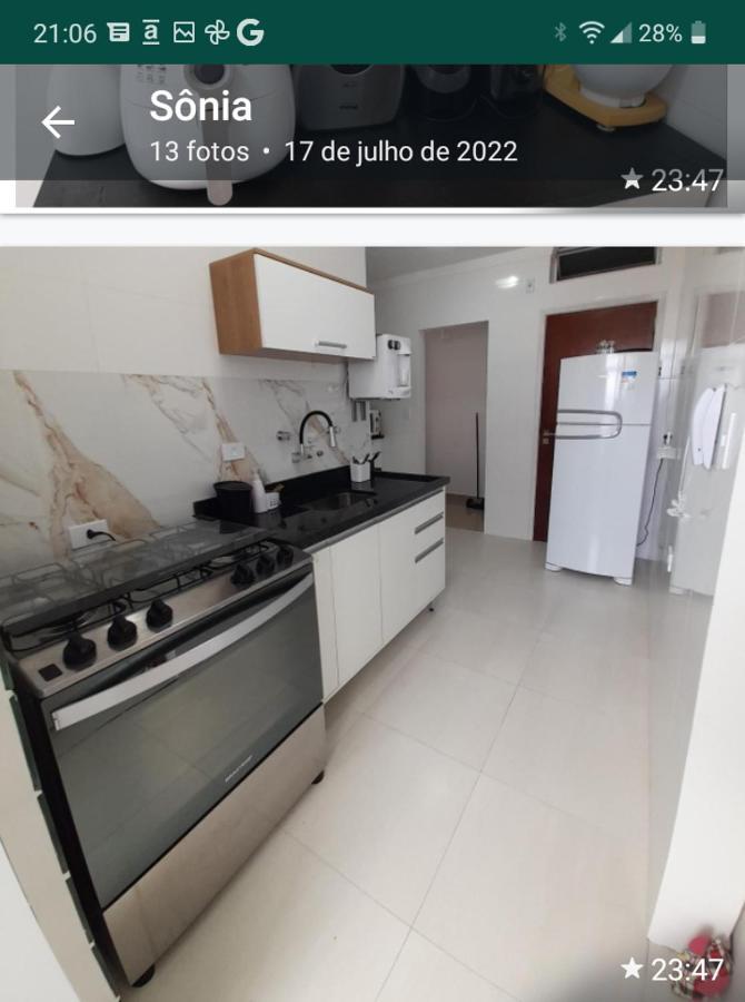 Apartamento Pe Na Areia Guarujá Esterno foto